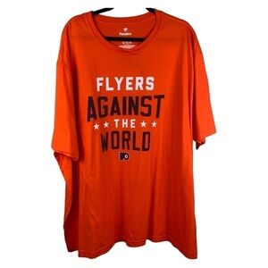 NWT Philadelphia Flyers Fanatics Branded Against The World T-Shirt -3XB Big&Tall